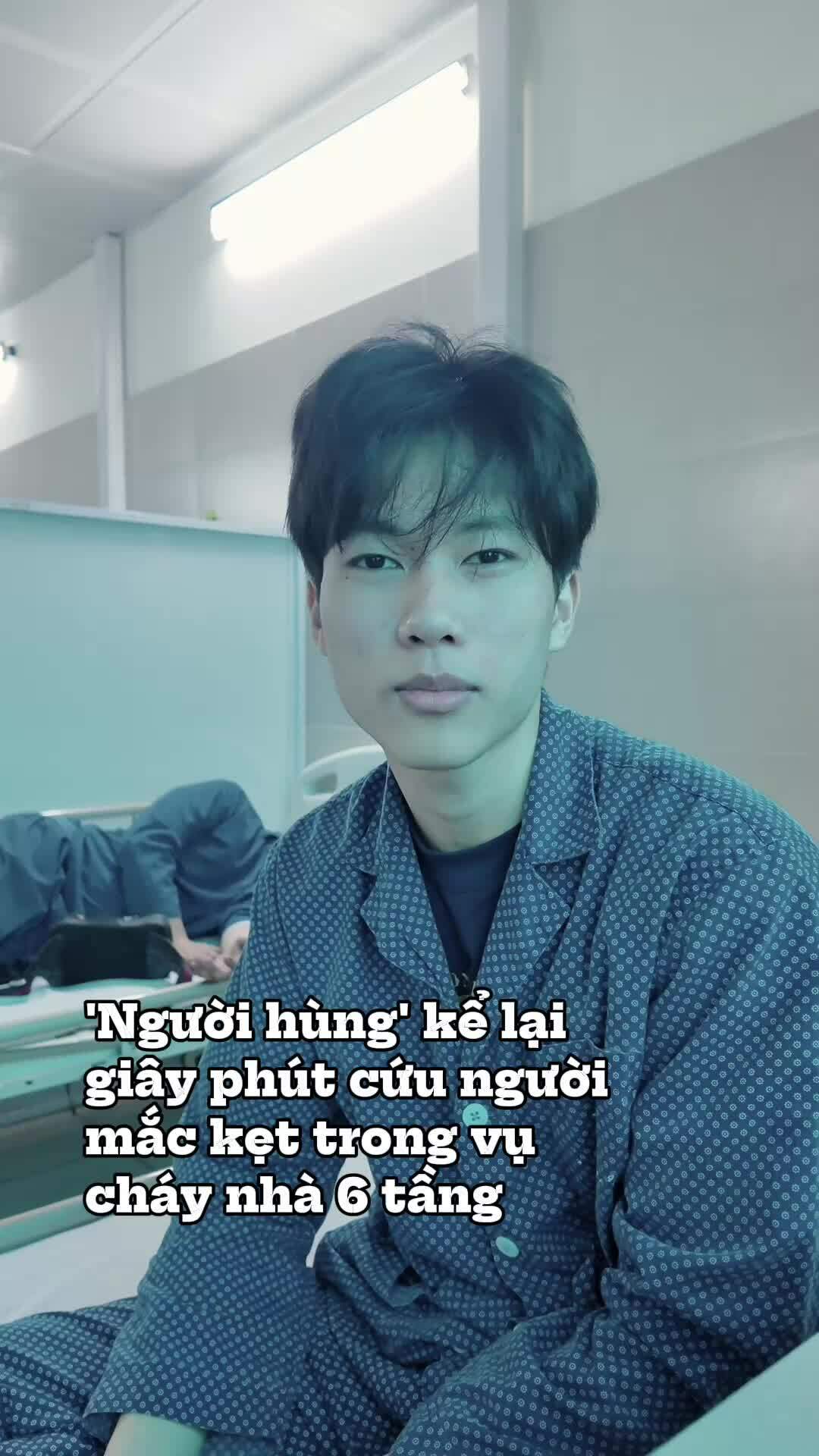河內一棟房屋火災中成功營救7人