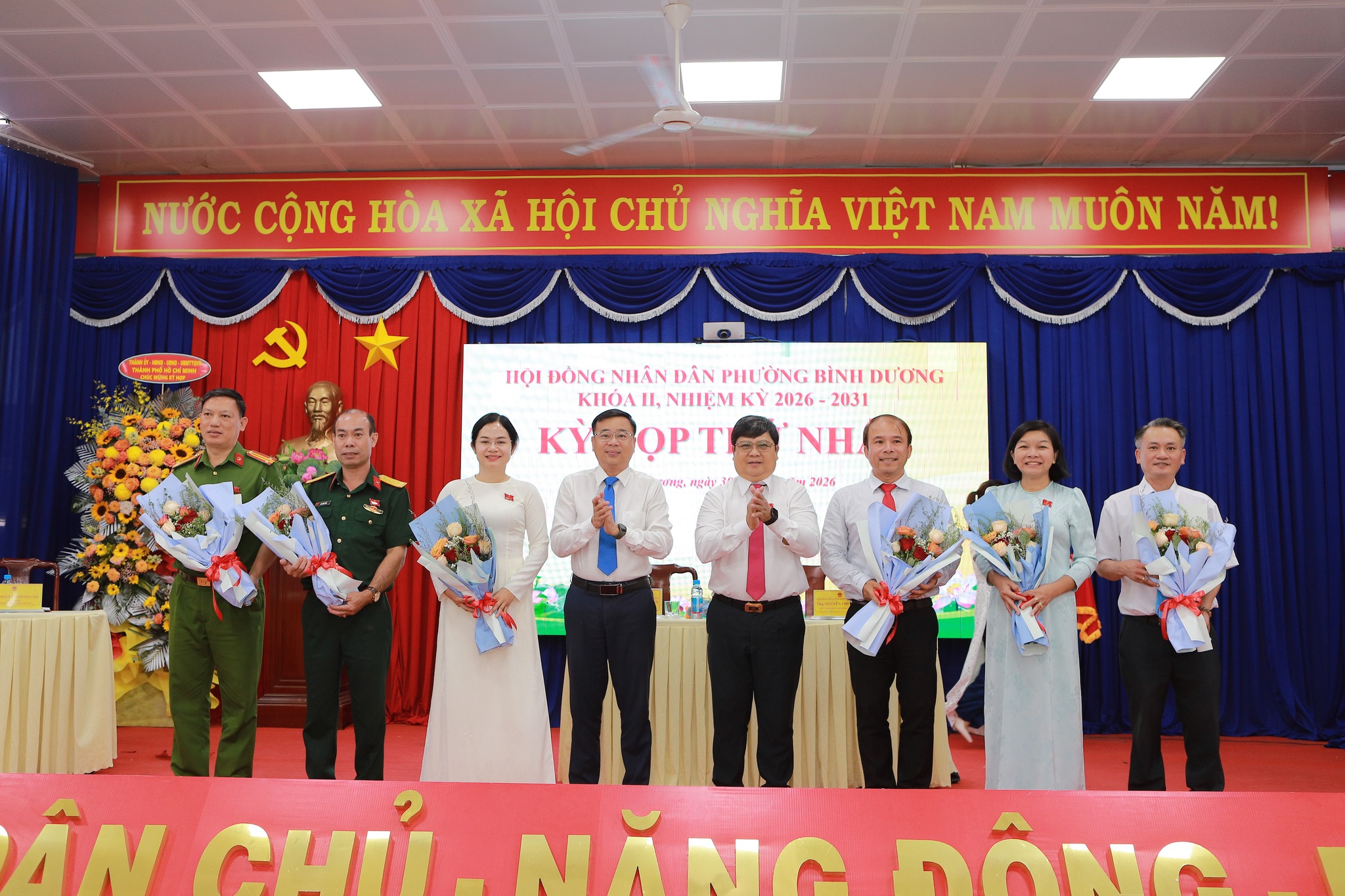 胡志明市平陽地區各鄉坊選舉2026-2031任期人員