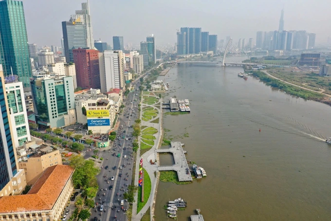 从胡志明市中心到头顿的高速船停止运行