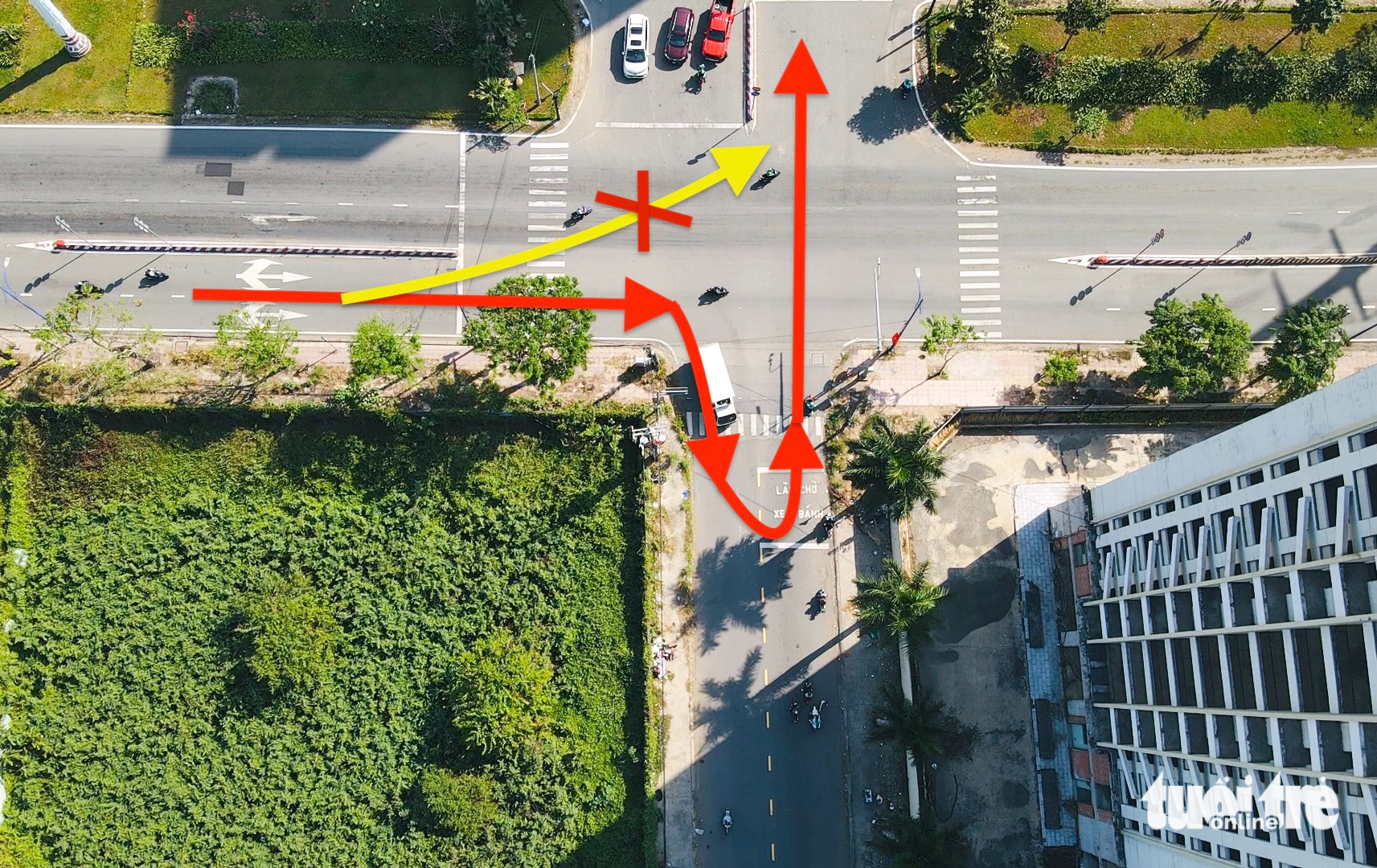 同文貢路禁止摩托車左轉過馬路和掉頭,民眾應如何正確行駛?