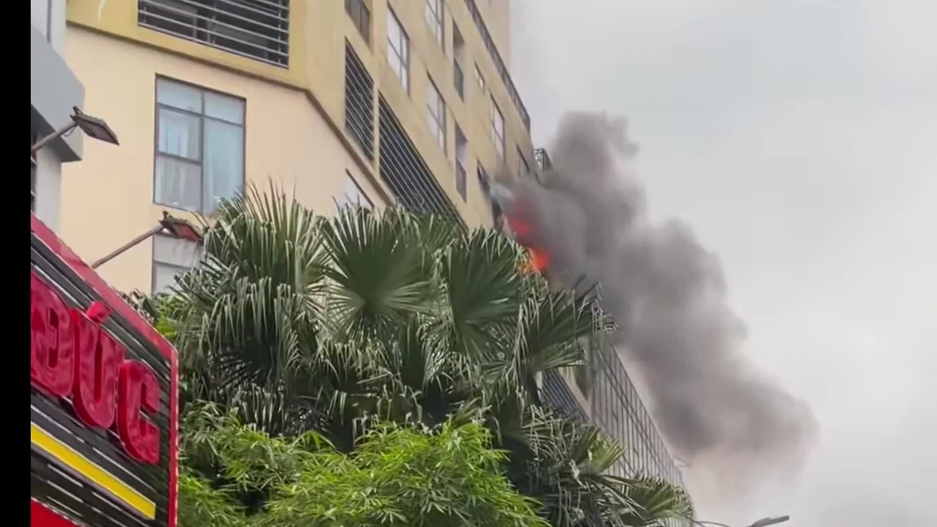 河內24層公寓樓發生火災