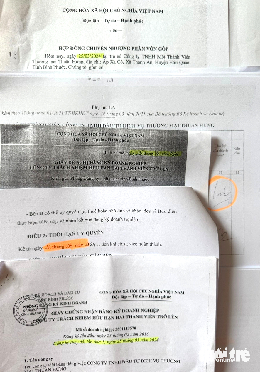同奈省一家公司突然被改名,總經理求救