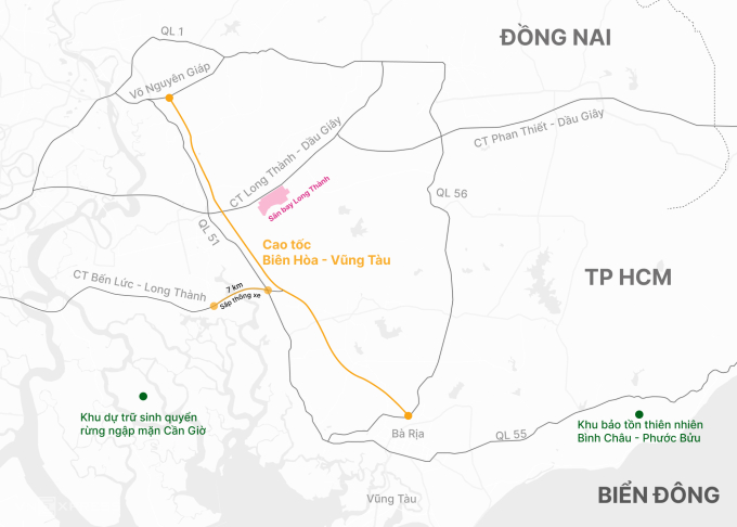 邊和-頭頓高速公路37公里路段將於3月31日前投入運營