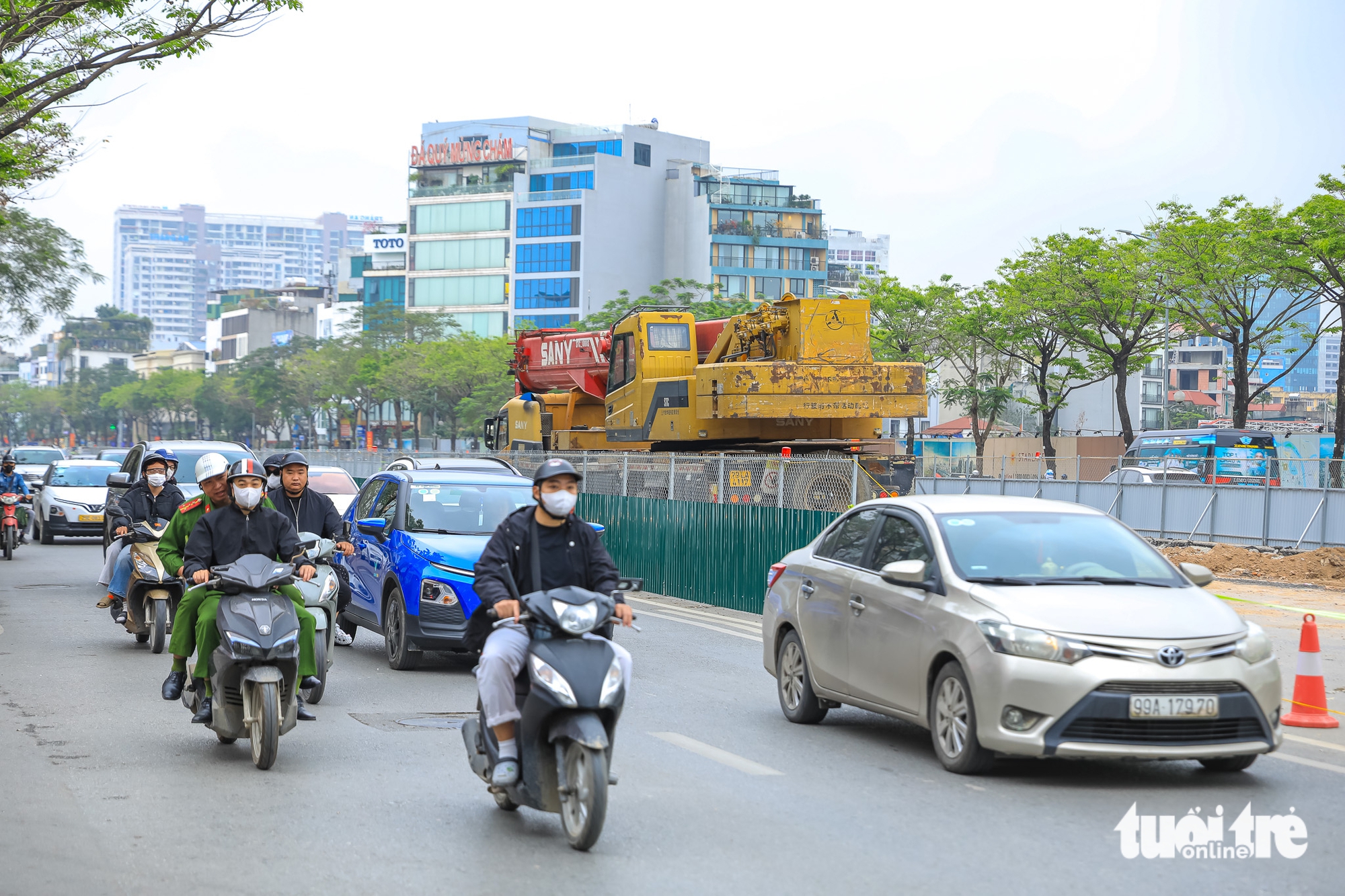 河內防澇項目施工現場全景:多個'大型工地'正加緊施工