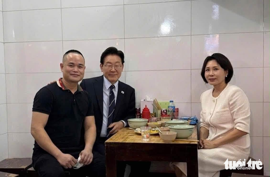 韓國總統光顧後,河粉店生意火爆