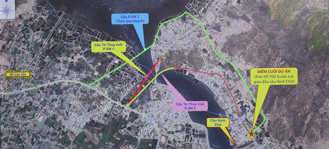 近1900億越南盾用於建設連接南北高速公路與成山機場和寧珠旅遊區的道路