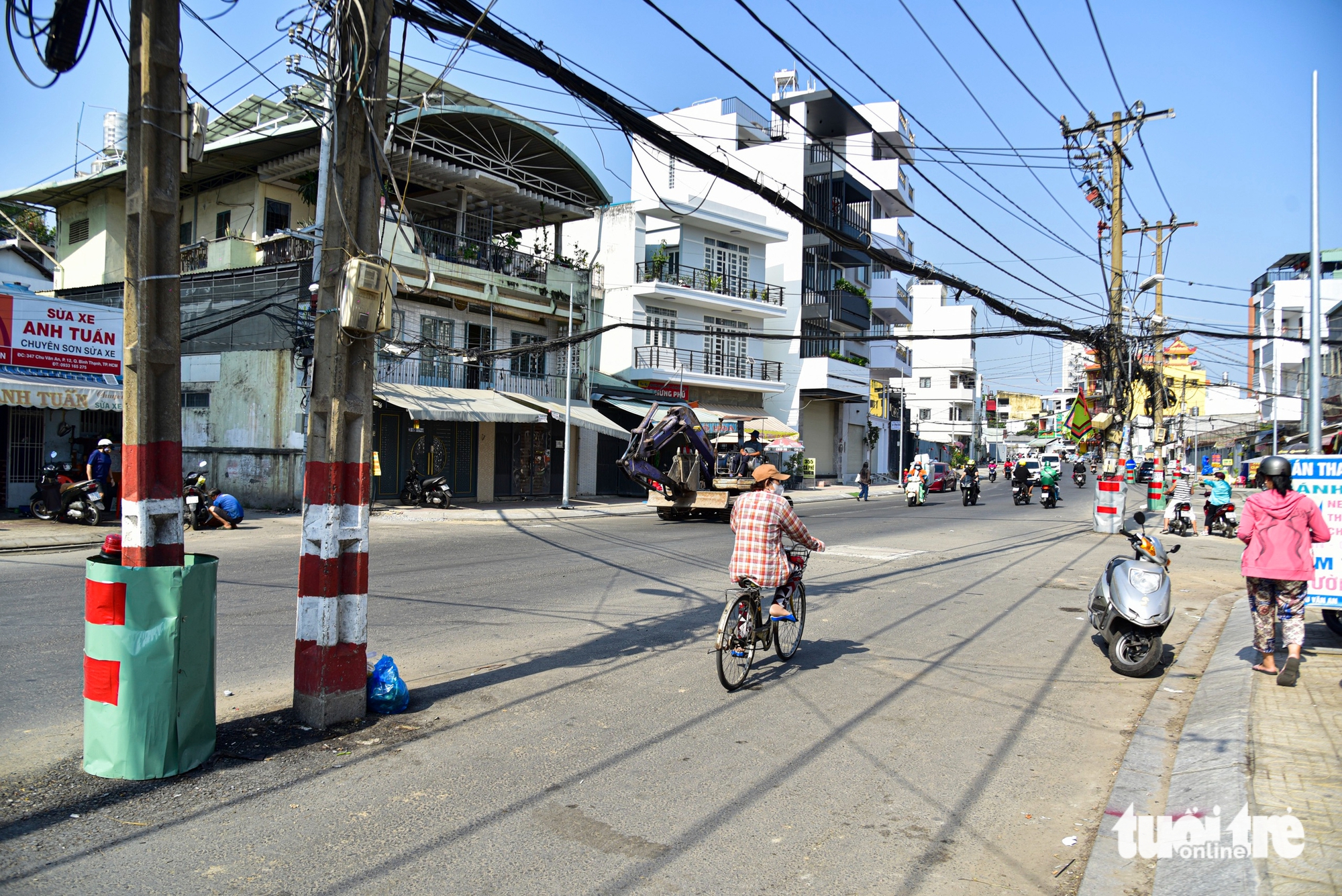 朱文安路已拓寬,電線杆何時搬遷?