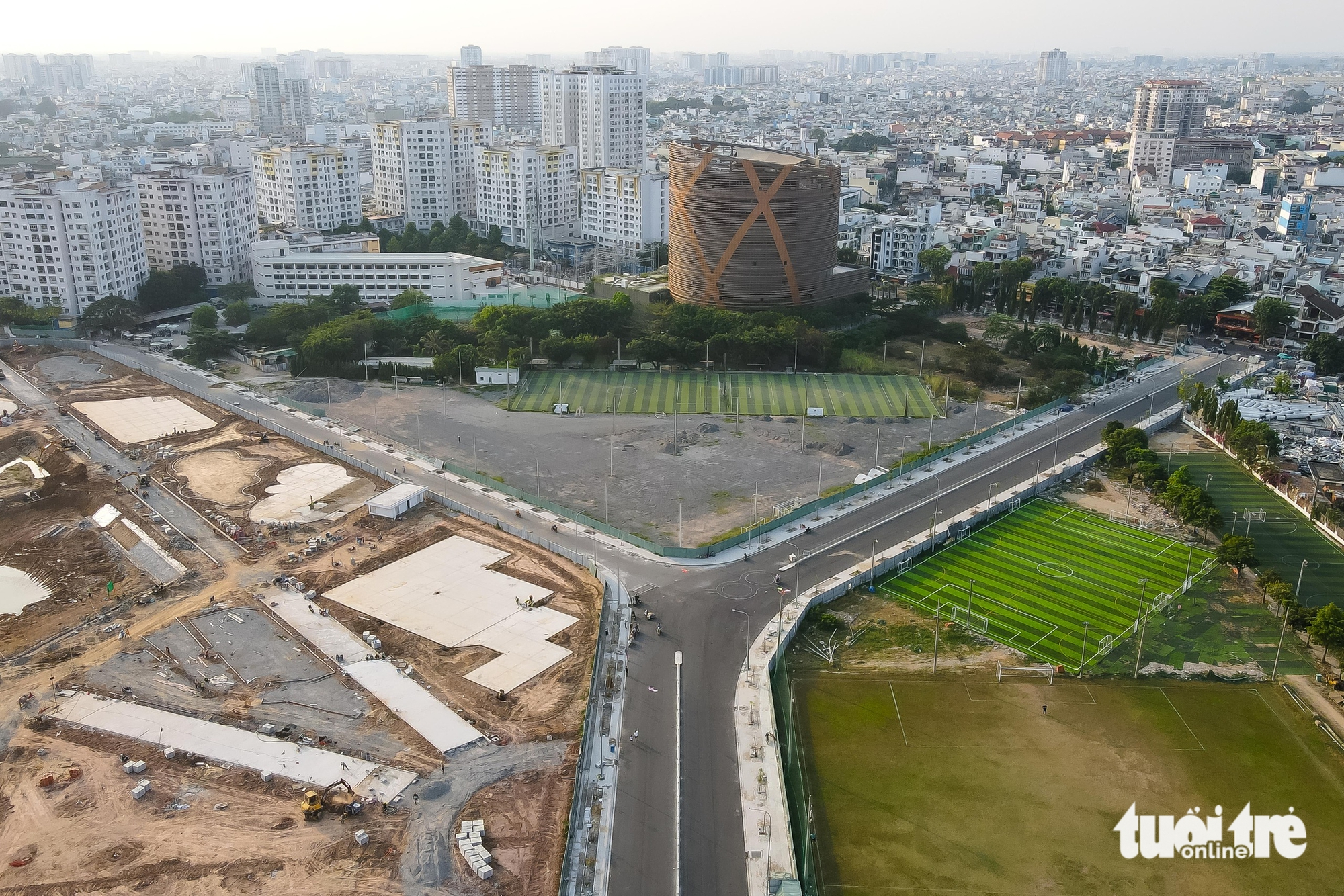 富壽賽馬場區域五條穿行道路'亮相',兩條主幹道即將通車