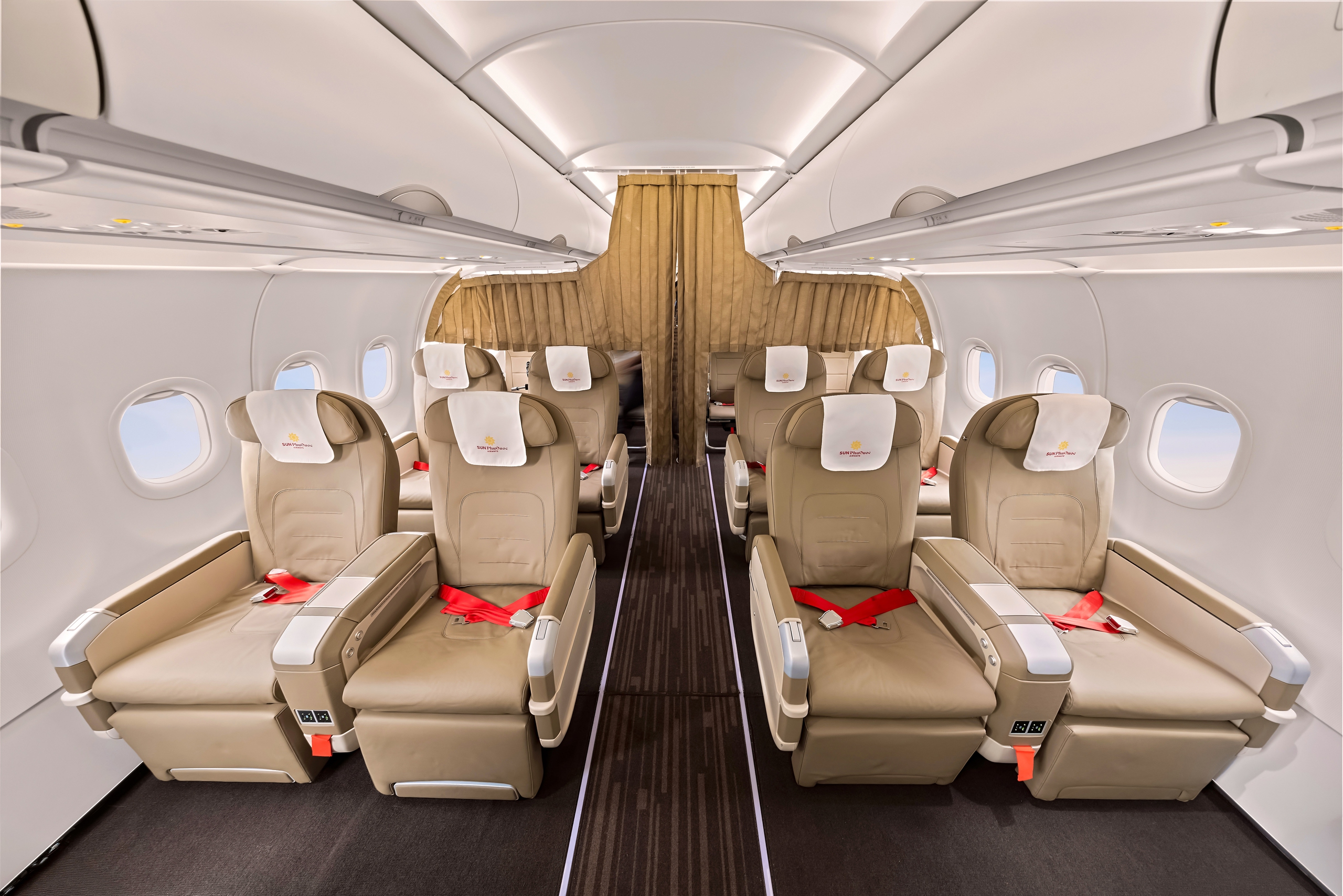 在Sun PhuQuoc Airways飛機上體驗'印度支那優雅風格'