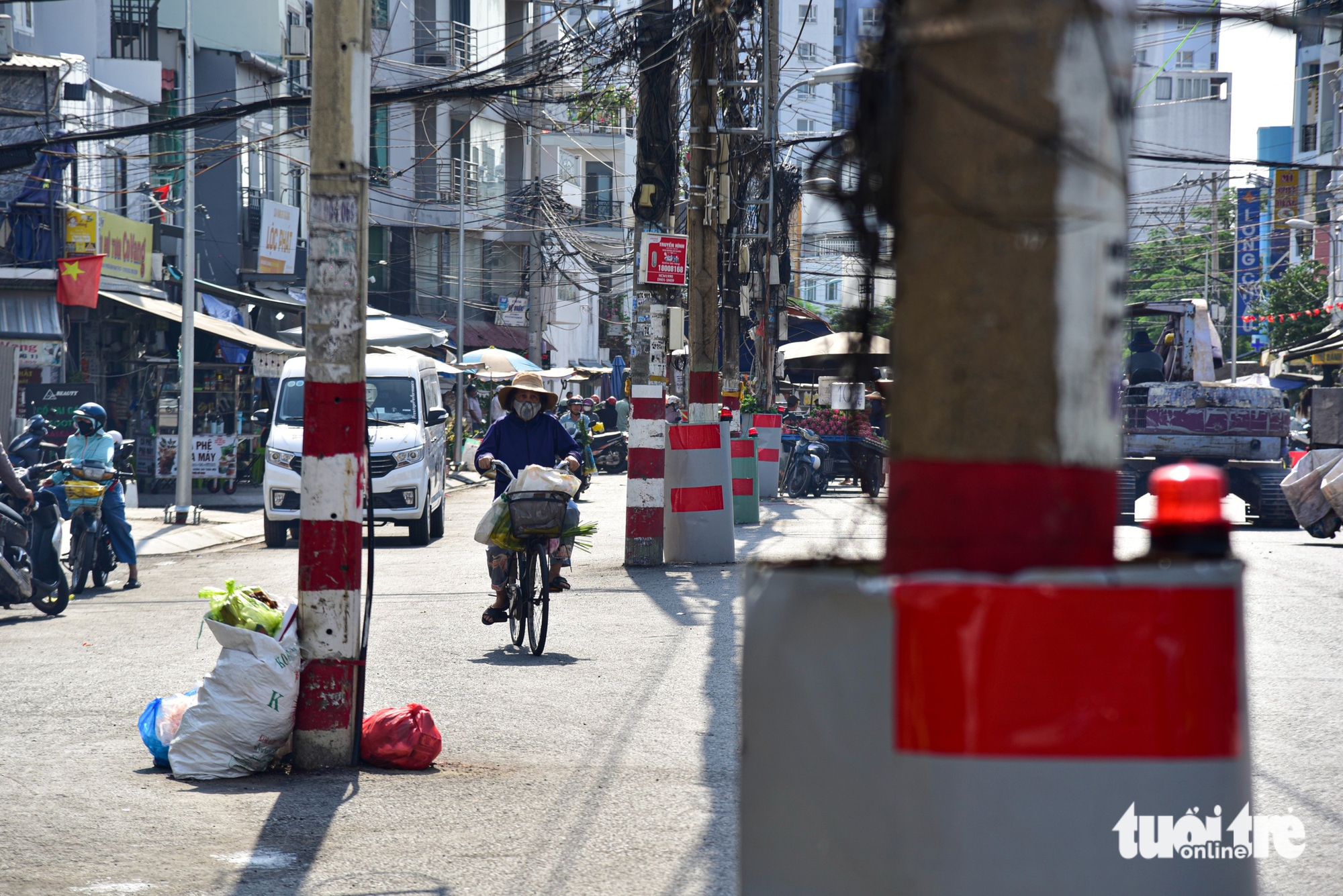 朱文安路已拓寬,電線杆何時搬遷?