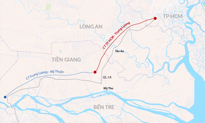 胡志明市至忠良高速公路連續發生兩起事故