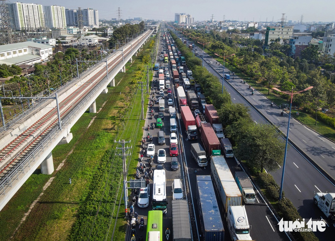 提議在武元甲大道-河內高速路建設5個立交橋,幫助主幹道無需等待紅燈