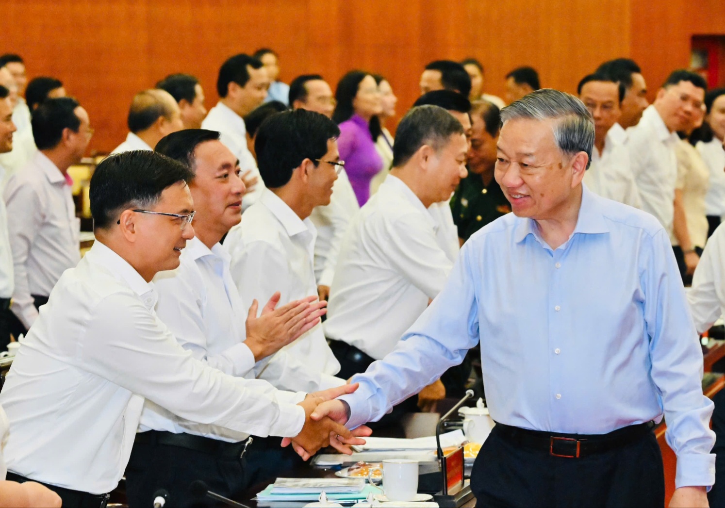 越共中央總書記、國家主席蘇林訪問胡志明市並指導工作